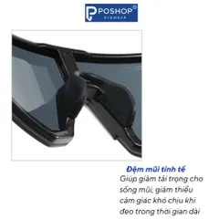 Kính mắt đổi màu thể thao chống UV400 chống bụi đa năng bảo vệ mắt đi đường ,đạp xe , trekking DMTT POSHOP