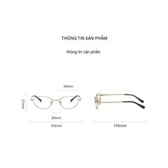 Gọng Kính Cận Titan Dẻo Cao Cấp POSHOP EYEWEAR - Mã 36016 Siêu Nhẹ, Dáng Oval Thời Trang, Kèm Dịch Vụ Cắt Mắt Kính
