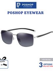 Mắt Kính Nam POSHOP Tròng Màu Gradient - Gọng Vuông Cổ Điển Lịch Lãm, Ôm Cực Chuẩn