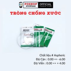 Tròng Kính Cận Đổi Màu Mắt Kính Có Độ Chống Ánh Sáng Xanh Đi Nắng Chống UV400 POSHOP