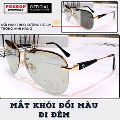 Kính mát râm đổi màu nam nữ bảo vệ mắt chống tia uv mắt kính phân cực thời trang đi đêm DM01 POSHOP