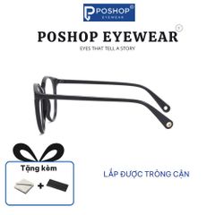 Kính Tròn Hottrend Gọng Dẻo Thoải Mái Phù Hợp Mọi Khuôn Mặt Có Thể Lắp Cận GK2239