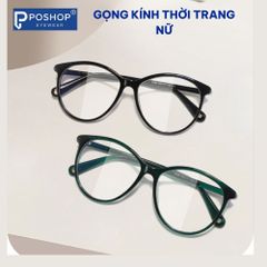 Kính Tròn Hottrend Gọng Dẻo Thoải Mái Phù Hợp Mọi Khuôn Mặt Có Thể Lắp Cận GK2239