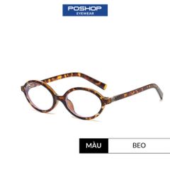Gọng kính cận nữ MM, Kính mắt oval ôm mặt chất liệu nhựa PE siêu dẻo, form ôm sát sống mũi POSHOP