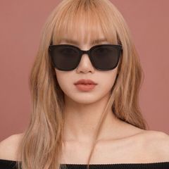 Kính Mát Nữ Thời Trang Mắt Kính Râm Unisex Gọng Kim Loại Dáng Vuông Chống UV400 Đi Đêm 602335