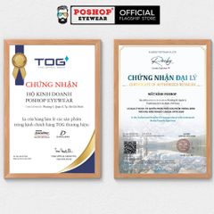 Cặp Tròng Kính Cận Loạn Mắt Kính Chống Ánh Sáng Xanh Đổi Màu Đi Nắng Chống Tia UV POSHOP