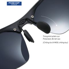 Kính Mát Nam Thể Thao Chống Chói Kính Râm Tròng Phân Cực Chống UV Thời Trang M8177 POSHOP