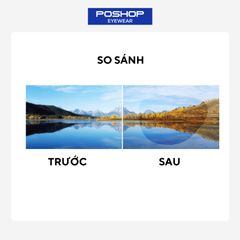 Kính thời trang , Tròng kính AC chống chói, chống tia UV cho nam và nữ CL01 POSHOP