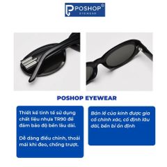 Kính mát Nam Nữ cao cấp, Kính mắt chống tia UV chất liệu bền bỉ màu sắc đa dạng thời trang - 2305 POSHOP