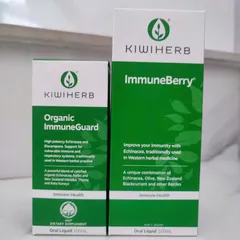 Siro KiwiHerb Organic Immune Guard |100 mL| Nâng cao sức đề kháng tự nhiên & Tăng cường sức khỏe đường hô hấp [SP Chuẩn NZ]