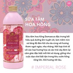 Sữa Tắm Hương Nước Hoa Tesori d'Oriente Hoa Hồng 500ml [hàng nhập khẩu]