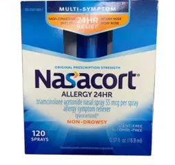 Chai xịt mũi giảm viêm xoang, dị ứng Nasacort Allergy 24hr Non-Drip Nasal Spray 16,9ml (1 chai)