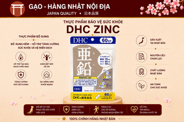 Viên uống bổ sung kẽm DHC Nhật Bản 60 ngày