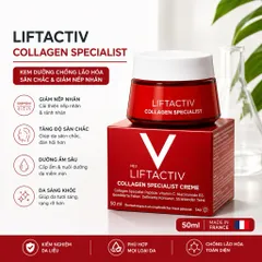 Kem Dưỡng Vichy Liftactiv Collagen Specialist 50ml Hỗ Trợ Chống Lão Hóa, Săn Chắc Da, Giảm Nếp Nhăn
