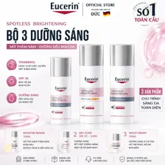 Eucerin Spotless Brightening Thiamidol Chính Hãng | Serum Dưỡng Sáng Da - Kem Ngày SPF30 - Kem Đêm 50ml