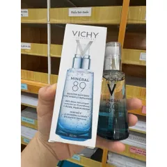 Vichy Minéral 89 Serum Cấp Ẩm Phục Hồi Hàng Rào Bảo Vệ Da 50ml Chính Hãng