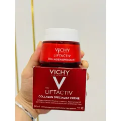 Kem Dưỡng Vichy Liftactiv Collagen Specialist 50ml Hỗ Trợ Chống Lão Hóa, Săn Chắc Da, Giảm Nếp Nhăn