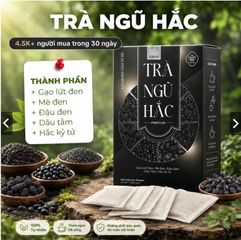 Trà Ngũ Hắc Thảo Mộc – Giúp Đen Tóc, Kích Mọc Tóc, Ngăn Rụng Tóc, Da Sáng Khỏe