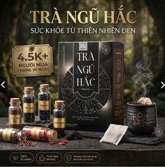 Trà Ngũ Hắc Thảo Mộc – Giúp Đen Tóc, Kích Mọc Tóc, Ngăn Rụng Tóc, Da Sáng Khỏe