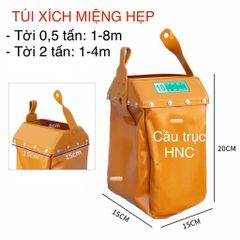 ✅ Túi đựng xích, túi treo xích dùng trên pa lăng xích điện, xích kéo tay 500kg, 1 tấn, 2 tấn, 3 tấn, 5 tấn, 10 tấn