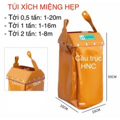 ✅ Túi đựng xích, túi treo xích dùng trên pa lăng xích điện, xích kéo tay 500kg, 1 tấn, 2 tấn, 3 tấn, 5 tấn, 10 tấn