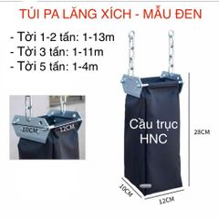 ✅ Túi đựng xích, túi treo xích dùng trên pa lăng xích điện, xích kéo tay 500kg, 1 tấn, 2 tấn, 3 tấn, 5 tấn, 10 tấn