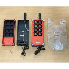 ✅ Combo Bộ vỏ tay bấm điều khiển từ xa cẩu trục F21-E1B: Vỏ nhựa, phím bấm, key từ, ăng ten, túi đựng (Có VAT)