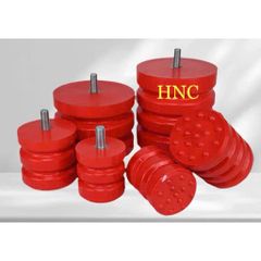 ✅ Giảm chấn cao su (Hàng Đẹp, có hóa đơn) cho cầu trục, thang máy, cổng trục D80, D100, D125, D160, D200, đầu đấm cao su