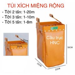 ✅ Túi đựng xích, dùng cho pa lăng xích điện, xích kéo tay từ 500kg, 1 tấn, 2 tấn, 3 tấn, 5 tấn, 10 tấn