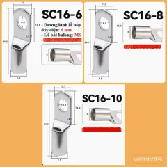 ✅ Đầu cos [LOẠI DÀY] SC4, SC6, SC10, SC16, SC25, SC35, SC50, SC70, SC95, SC120, SC150