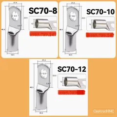 ✅ Đầu cos [LOẠI DÀY] SC4, SC6, SC10, SC16, SC25, SC35, SC50, SC70, SC95, SC120, SC150