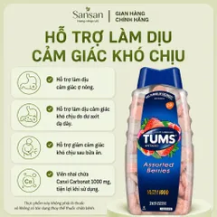 Kẹo nhai TUMS Ultra Strength 1000 Hương Quả Mọng 265 Viên Nhai