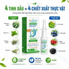 Xịt Mũi Viêm Xoang Thảo Dược Sinus Express 15ml - Giảm Nghẹt Mũi, Đau Đầu, 100% Thiên Nhiên, Thông Xoang Nhanh, An Toàn Cho Sức Khỏe