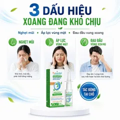 Xịt Mũi Viêm Xoang Thảo Dược Sinus Express 15ml - Giảm Nghẹt Mũi, Đau Đầu, 100% Thiên Nhiên, Thông Xoang Nhanh, An Toàn Cho Sức Khỏe