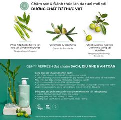 Sữa tắm tươi mới tẩy tế bào chết Amway G&H