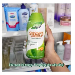 Nước Uống Bổ Sung Canxi Và Vitamin D3 Nature’s Way Calcium + Vitamin D3 Liquid 480ml