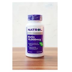 Viên Uống Natrol Biotin 10000 Mcg hộp 100 Viên Của Mỹ - Biotin 10.000 mcg 795060