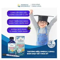 DHA Xtra Nordic Naturals Children's 60ml (1Y+)