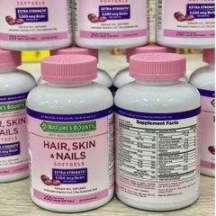 Viên Uống Đẹp Da, Móng, Tóc Nature's Bounty Hair, Skin & Nails 250 Viên