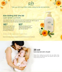 Sữa dưỡng thể cho bé Amway G&H