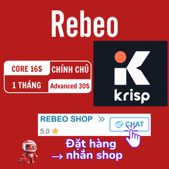 Nâng Krisp Chính Chủ 1 Tháng tại REBEO Shop