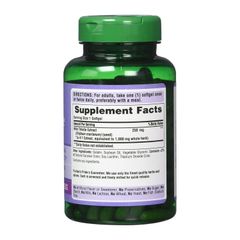 Puritan's pride milk thistle extract 1000mg - Viên uống bổ gan hỗ trợ giải độc gan 180 viên sản xuất Mỹ