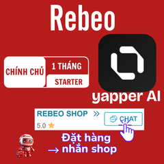 Nâng Cấp Tài Khoản Yapper AI Chính Chủ Giá Rẻ Tại REBEO Shop