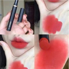 Son lì- 897 màu hồng đỏ, son Mac Powder Kiss Velvet Blur Slim Stay Curious, fullsize fullbox, hàng nhập Mỹ
