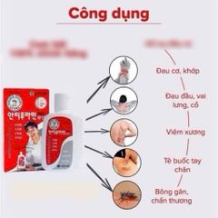 Dầu nóng xoa bóp Hàn Quốc Antiphlamine 100ml 795103