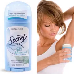 LĂN KHỬ MÙI DẠNG SÁP DÀNH CHO NỮ SECRET PH BALANCED POWDER FRESH 24H hàng Thái 73g 795114