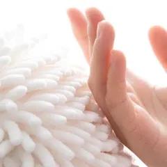 Khăn Lau Tay TRÒN Sợi San Hô Nhanh Khô