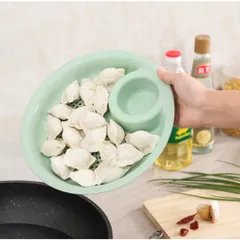 Khay đựng đồ ăn kèm bát nước chấm lúa mạch
