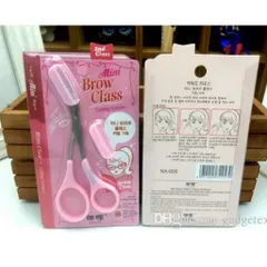 Kéo tỉa lông mày kèm lược 2in1