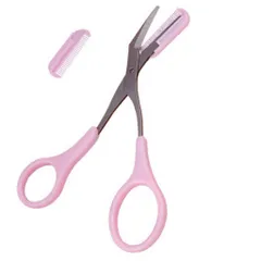Kéo tỉa lông mày kèm lược 2in1